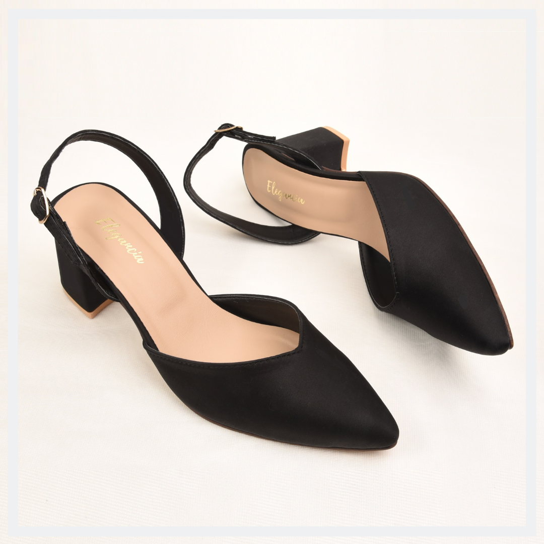 Black court shoes sale shop