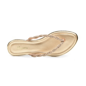 ELEGANCIA - Women Gem Embellished Flipflop Sheryl