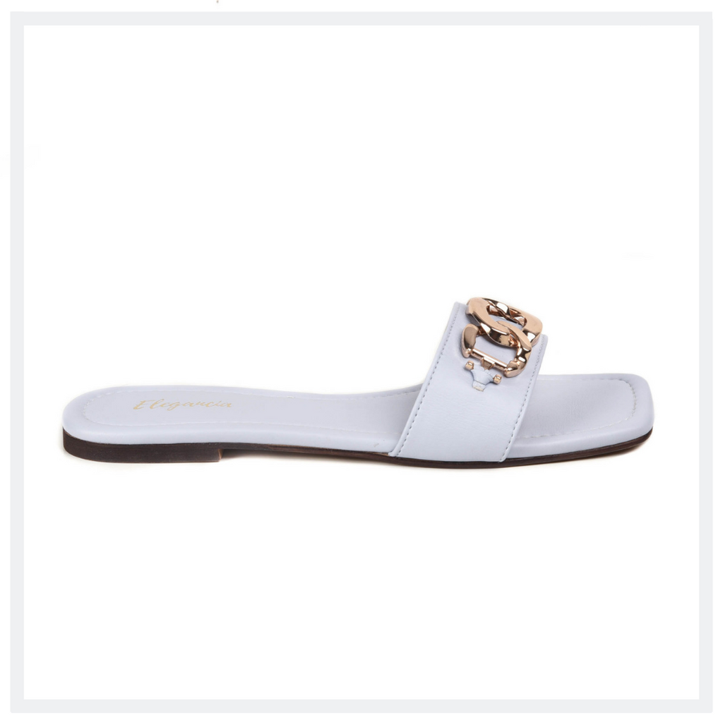 ELEGANCIA - Women Slides Ornate Flats