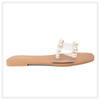 ELEGANCIA - Women Flat Pearl Slides Marina