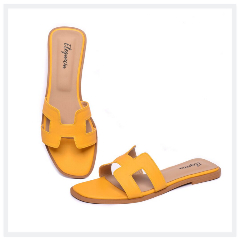 Yellow slides 2025 for women